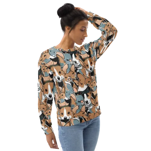 Canine Cabana on a Sweatshirt