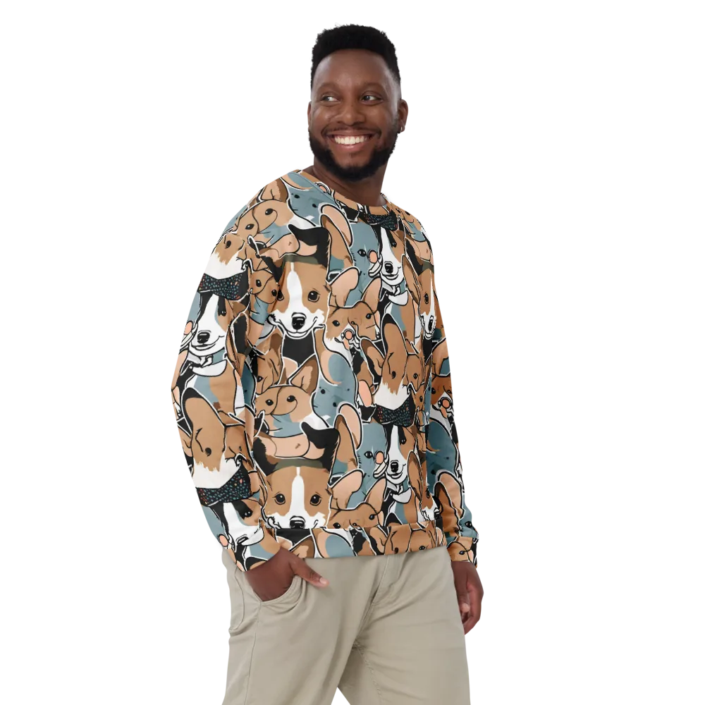 Canine Cabana on Sweatshirt — Front