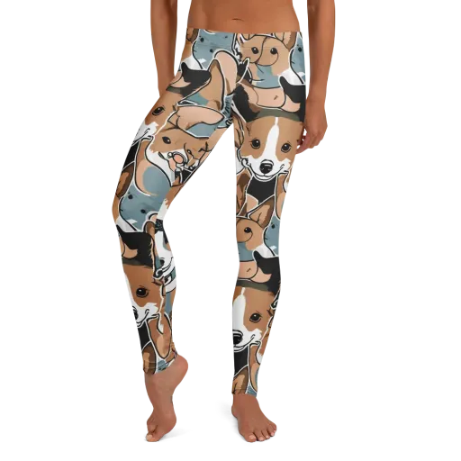 Canine Cabana on a Leggings
