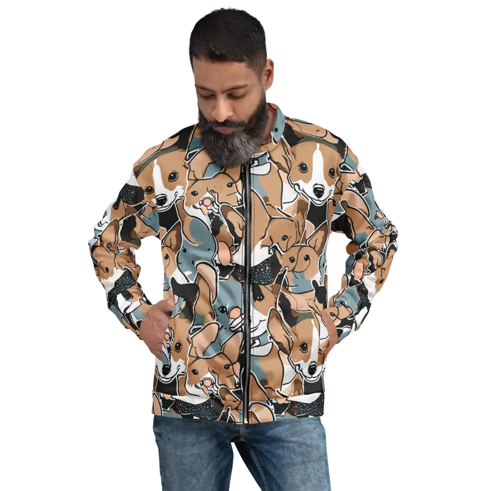 Canine Cabana on Bomber Jacket — Front