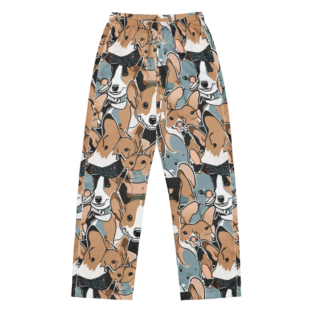 Canine Cabana on Women's Pajama Pants — Front