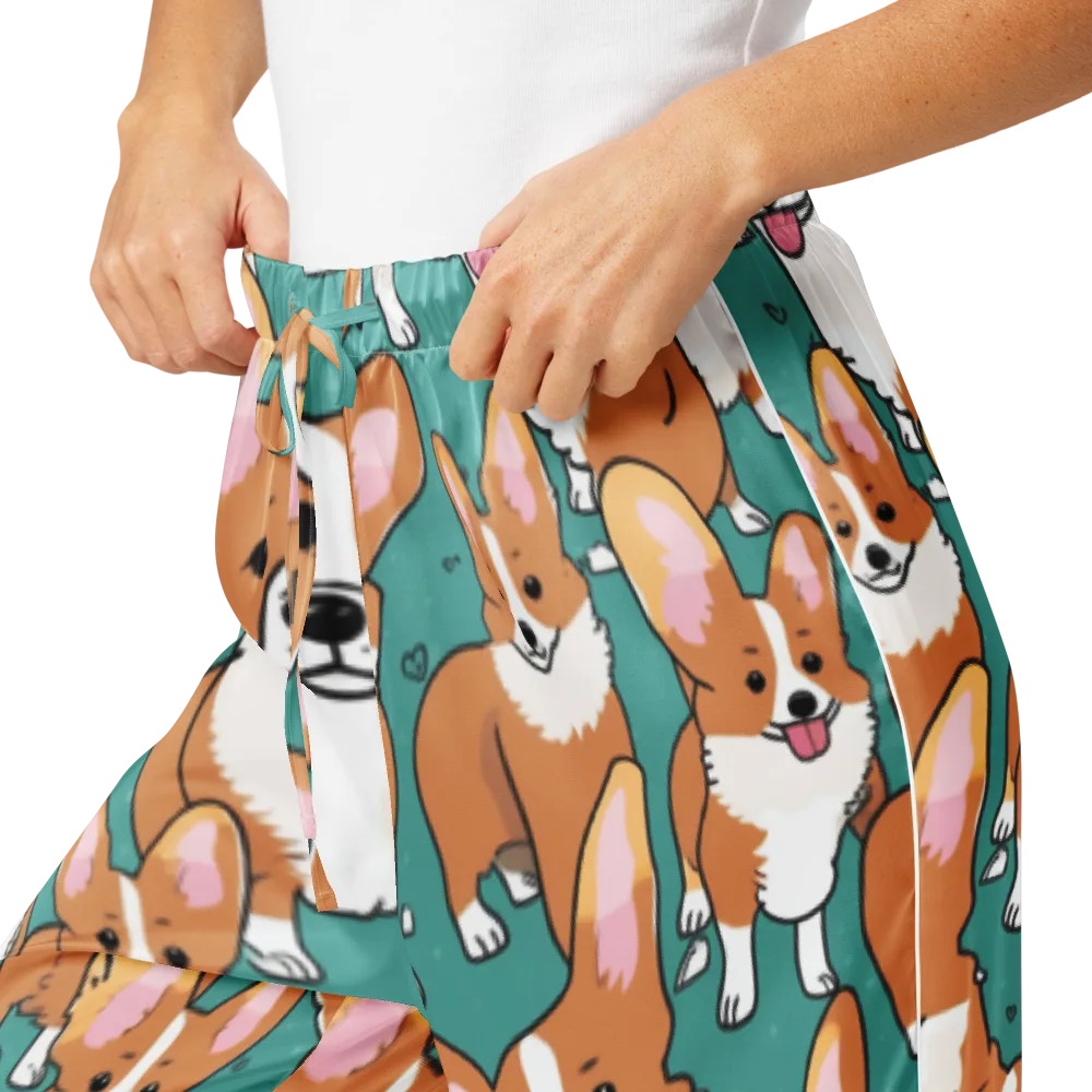 Corgi Carnival on Women's Pajama Pants — Product details