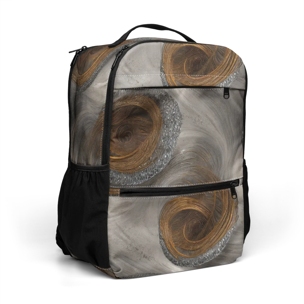 Bronze Gyre on Utility Backpack — Right Front