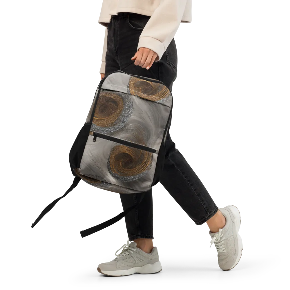 Bronze Gyre on Utility Backpack — Front