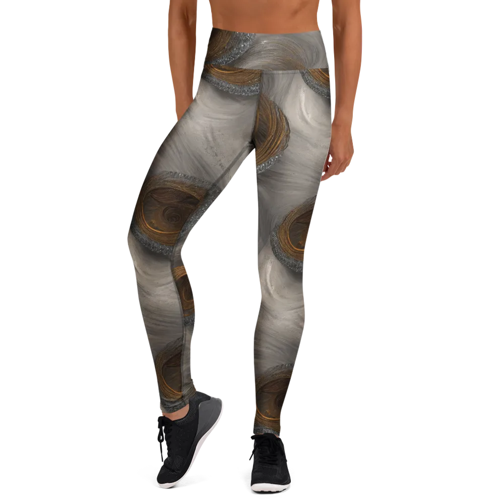 Bronze Gyre on Yoga Leggings — Front