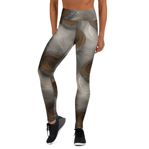 Bronze Gyre on a Yoga Leggings