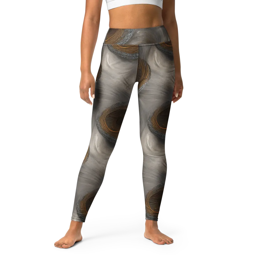Bronze Gyre on Yoga Leggings — Front