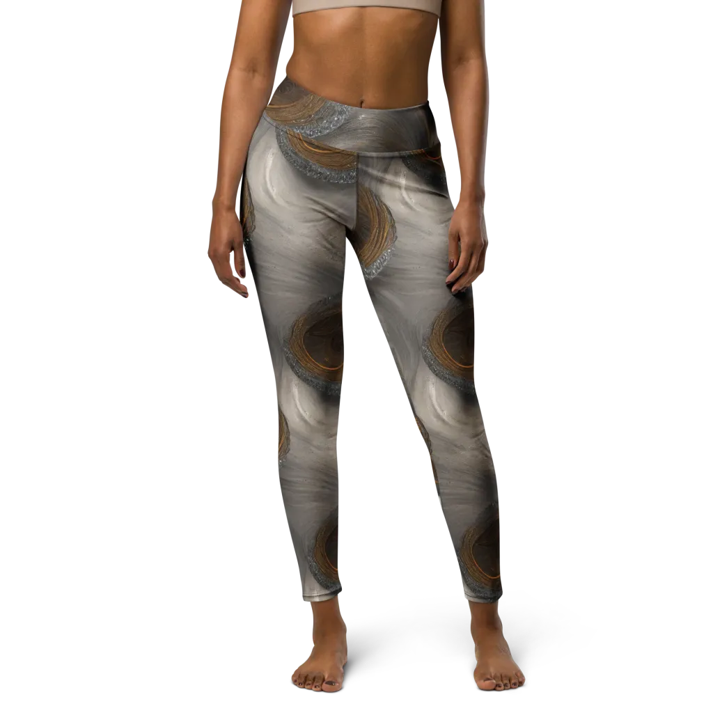 Bronze Gyre on Yoga Leggings — Front