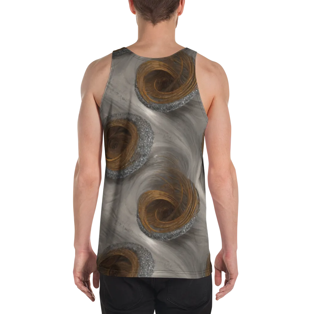 Bronze Gyre on Men's Tank Top — Back