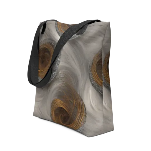 Bronze Gyre on a Tote Bag