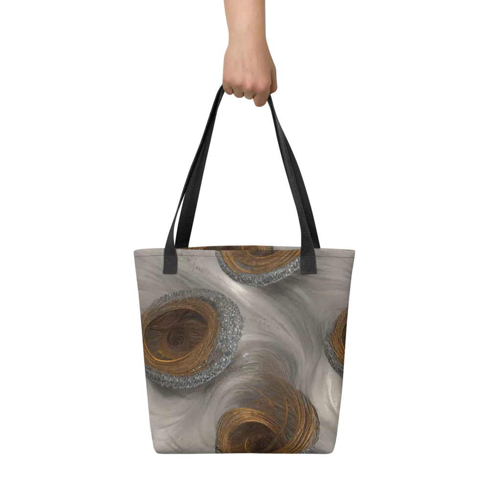 Bronze Gyre on Tote Bag — Front