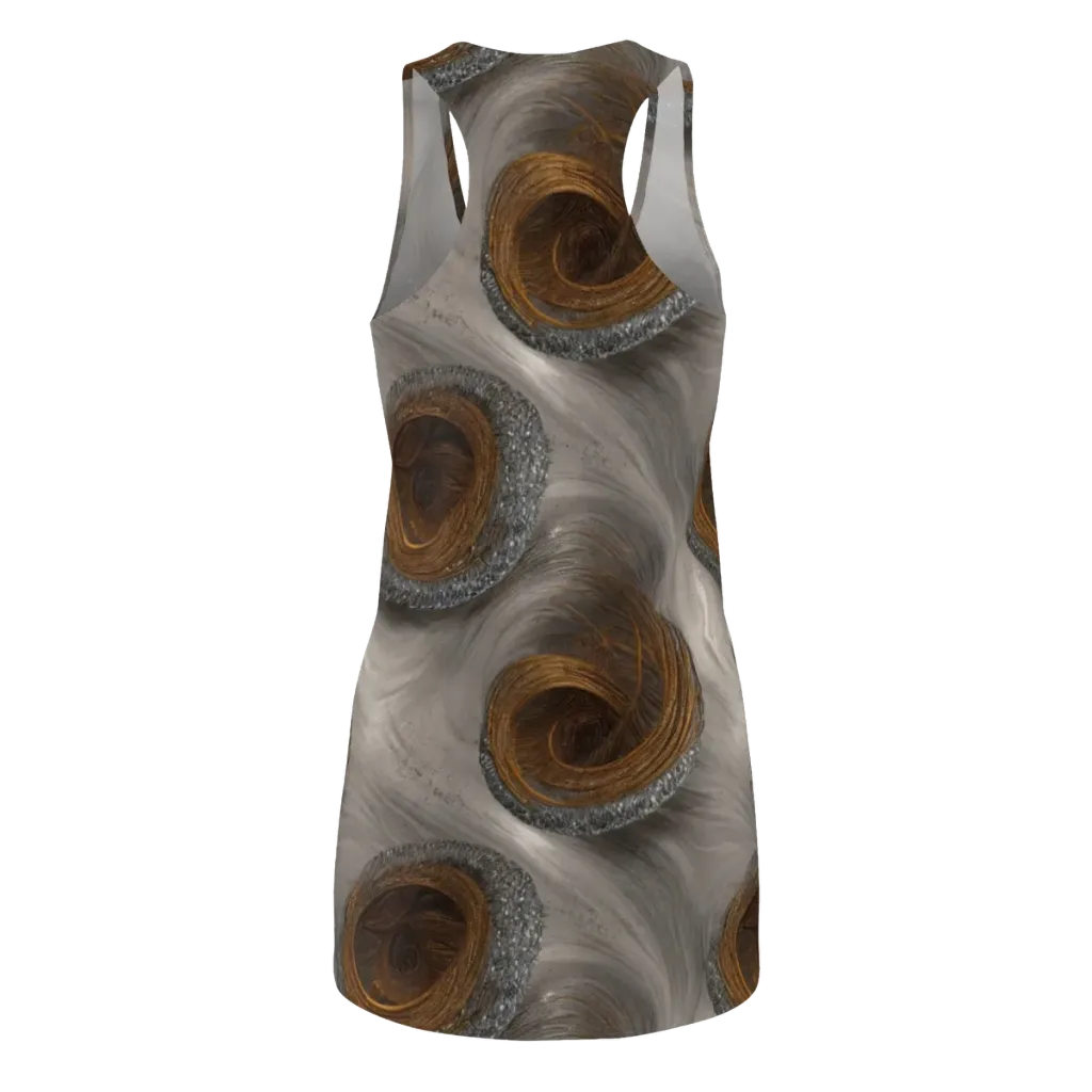 Bronze Gyre on Racerback Dress — Back