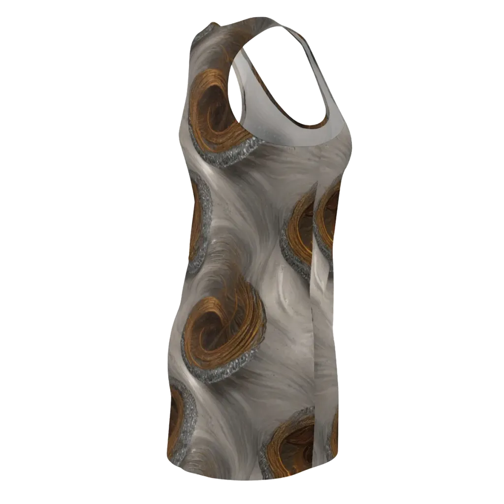 Bronze Gyre on Racerback Dress — Back Side