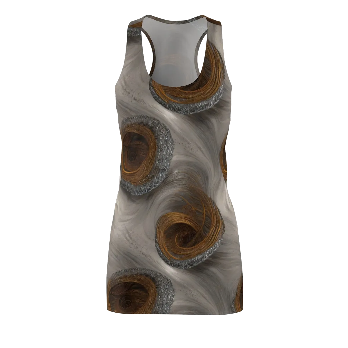 Bronze Gyre on Racerback Dress — Front