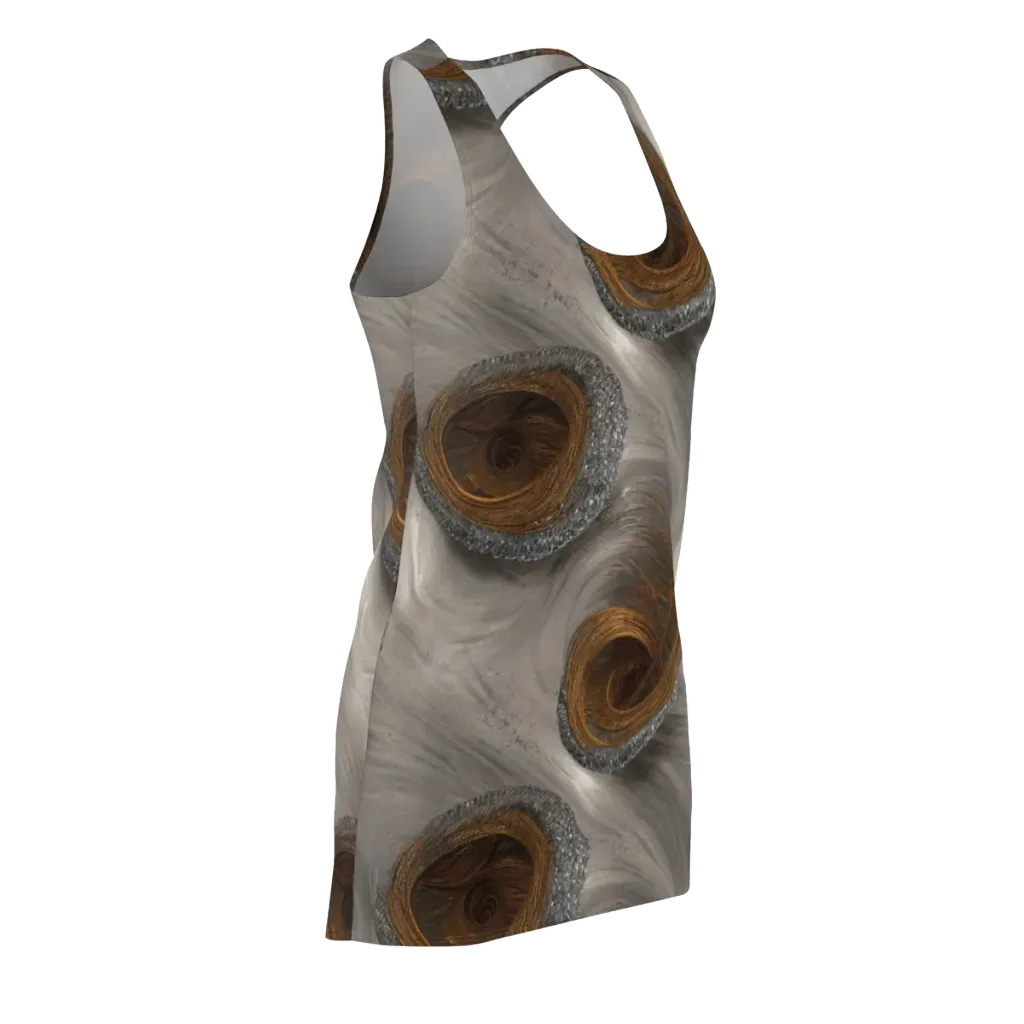 Bronze Gyre on Racerback Dress — Front Side