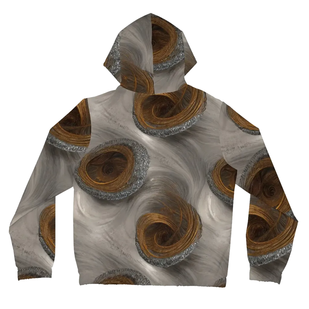 Bronze Gyre on Women's Full-Zip Hoodie — Back