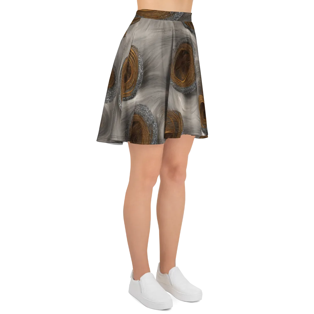 Bronze Gyre on Skater Skirt — Right