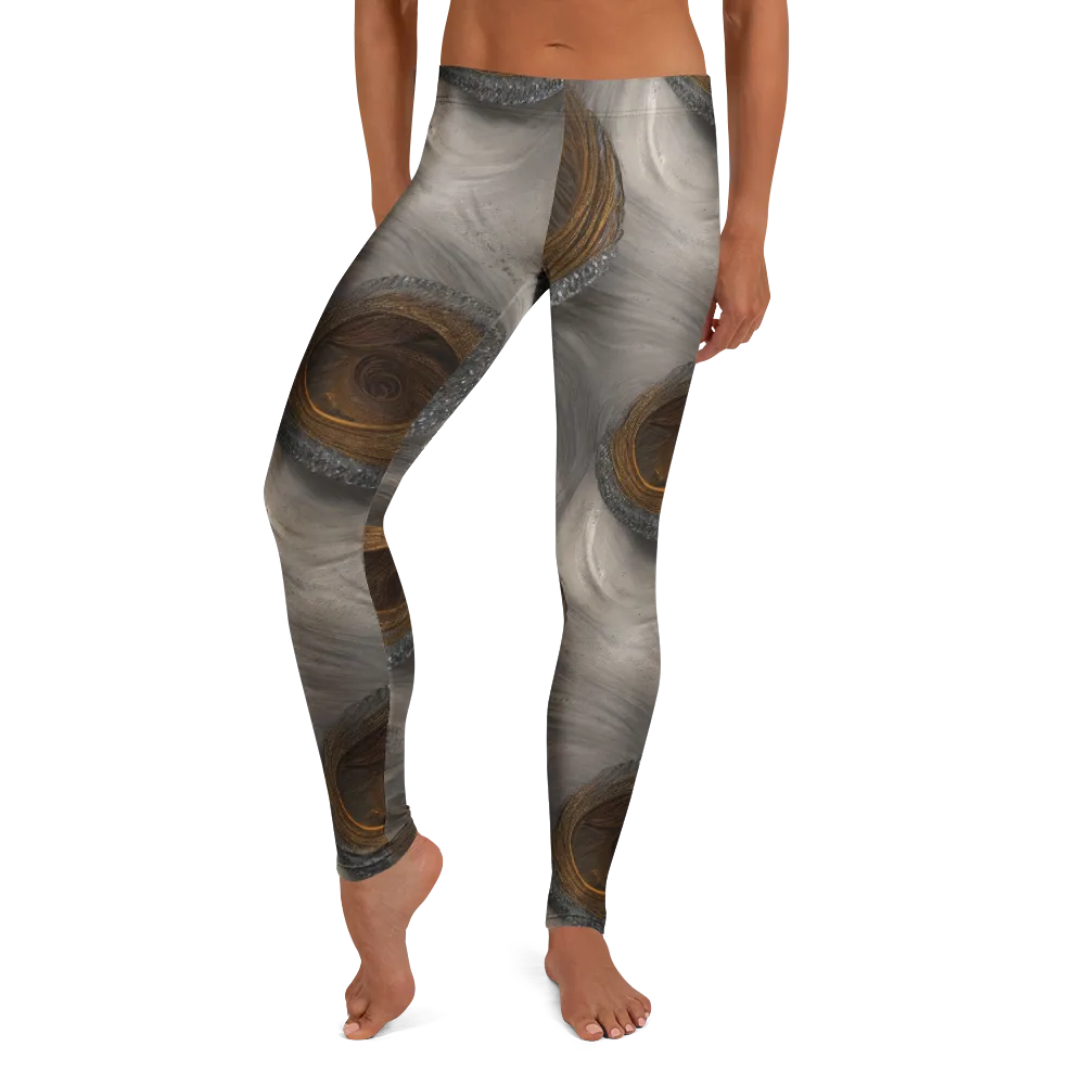 Bronze Gyre on Leggings — Front