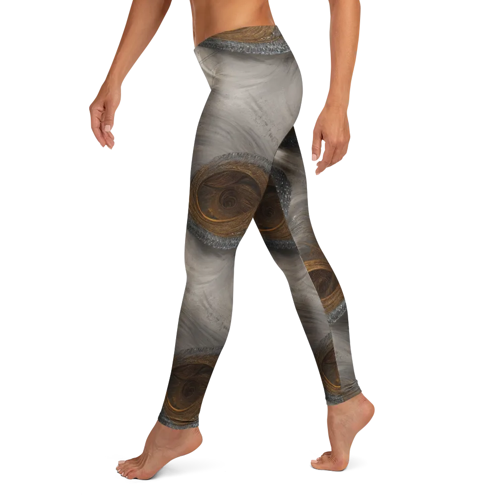 Bronze Gyre on Leggings — Left