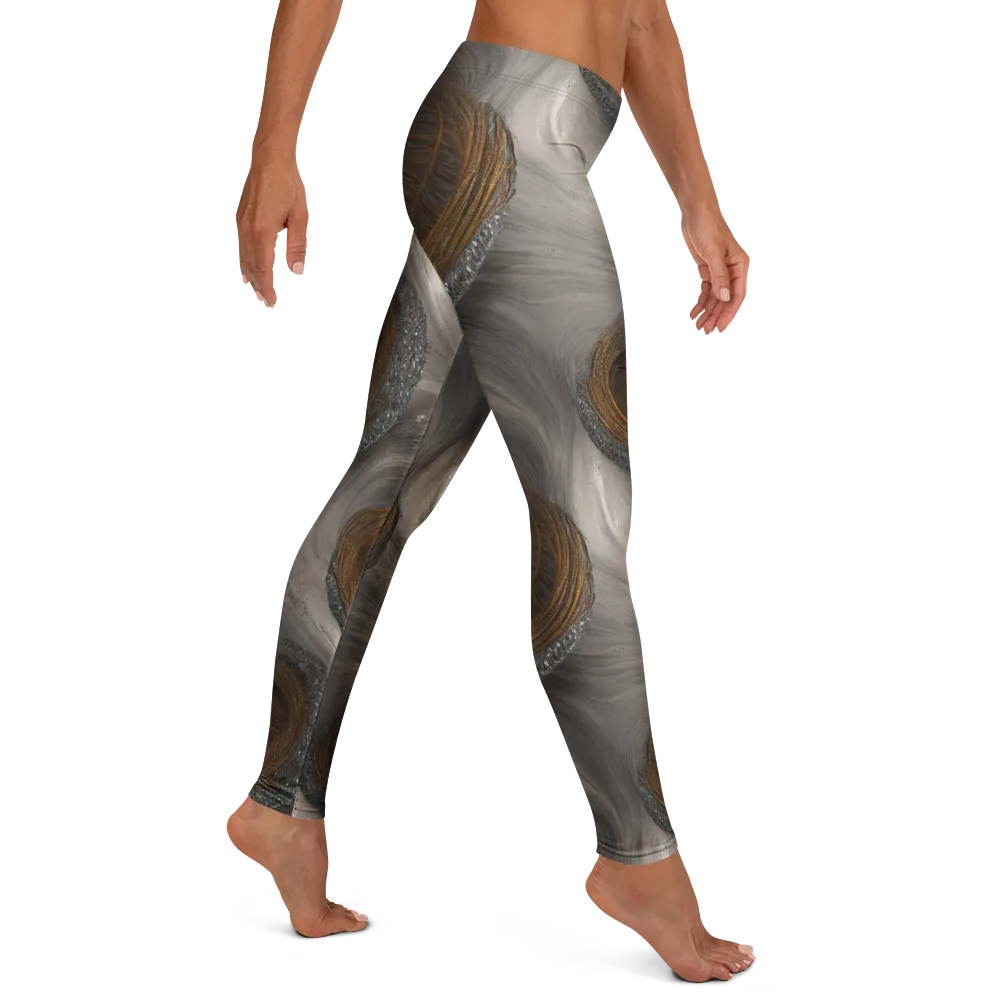 Bronze Gyre on Leggings — Right