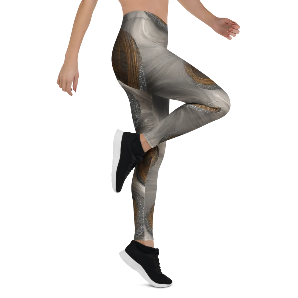 Bronze Gyre on Leggings — Right