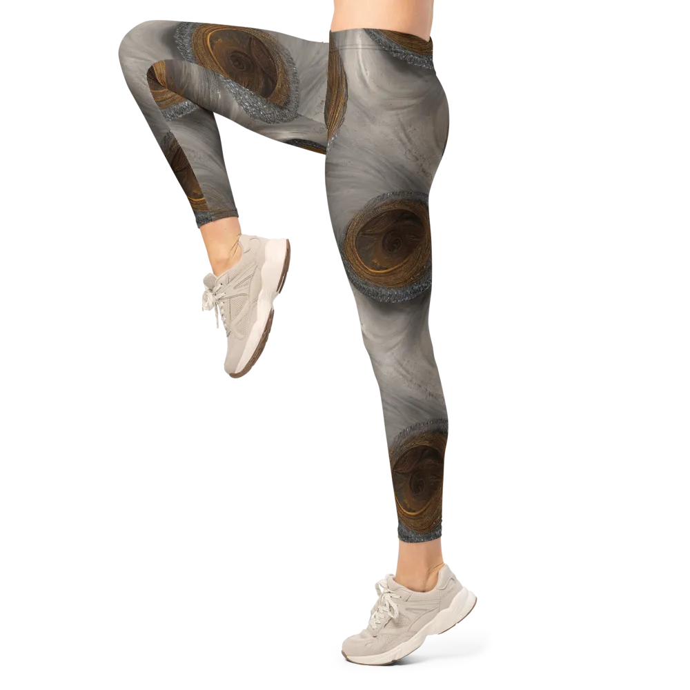 Bronze Gyre on Leggings — Left