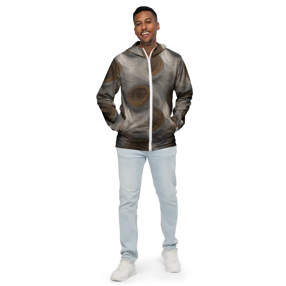 Bronze Gyre on Men's Windbreaker — Front
