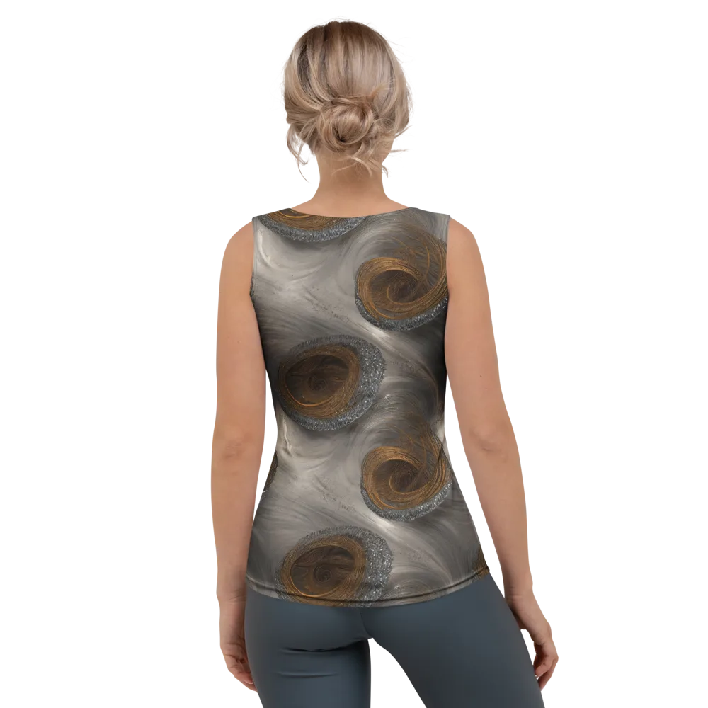 Bronze Gyre on Women's Tank Top — Back