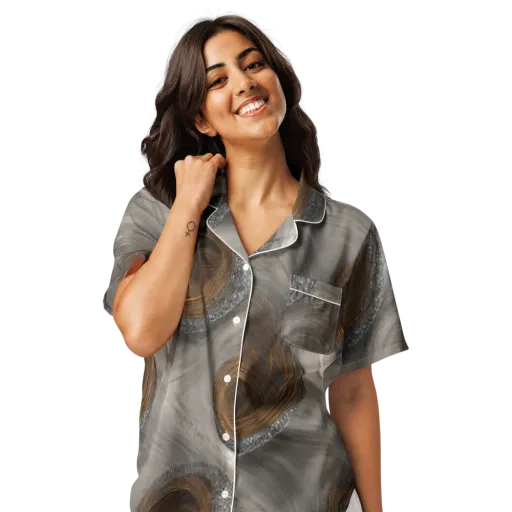 Bronze Gyre on a Women's Short Sleeve Pajama Top