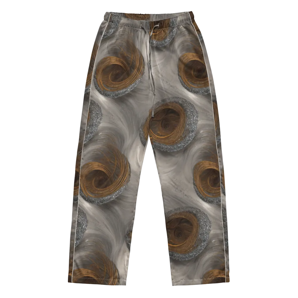Bronze Gyre on Women's Pajama Pants — Front