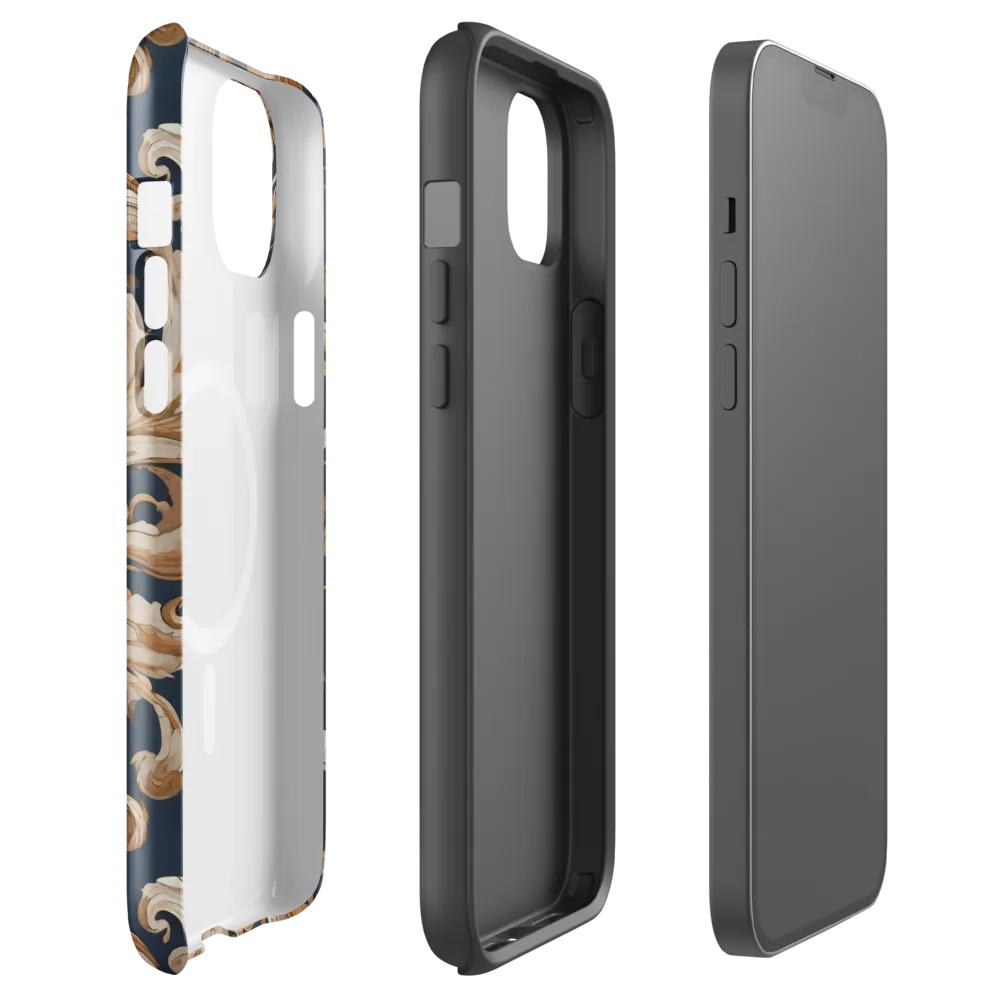 Gilded Flourish on MagSafe Tough Case for iPhone® — Front