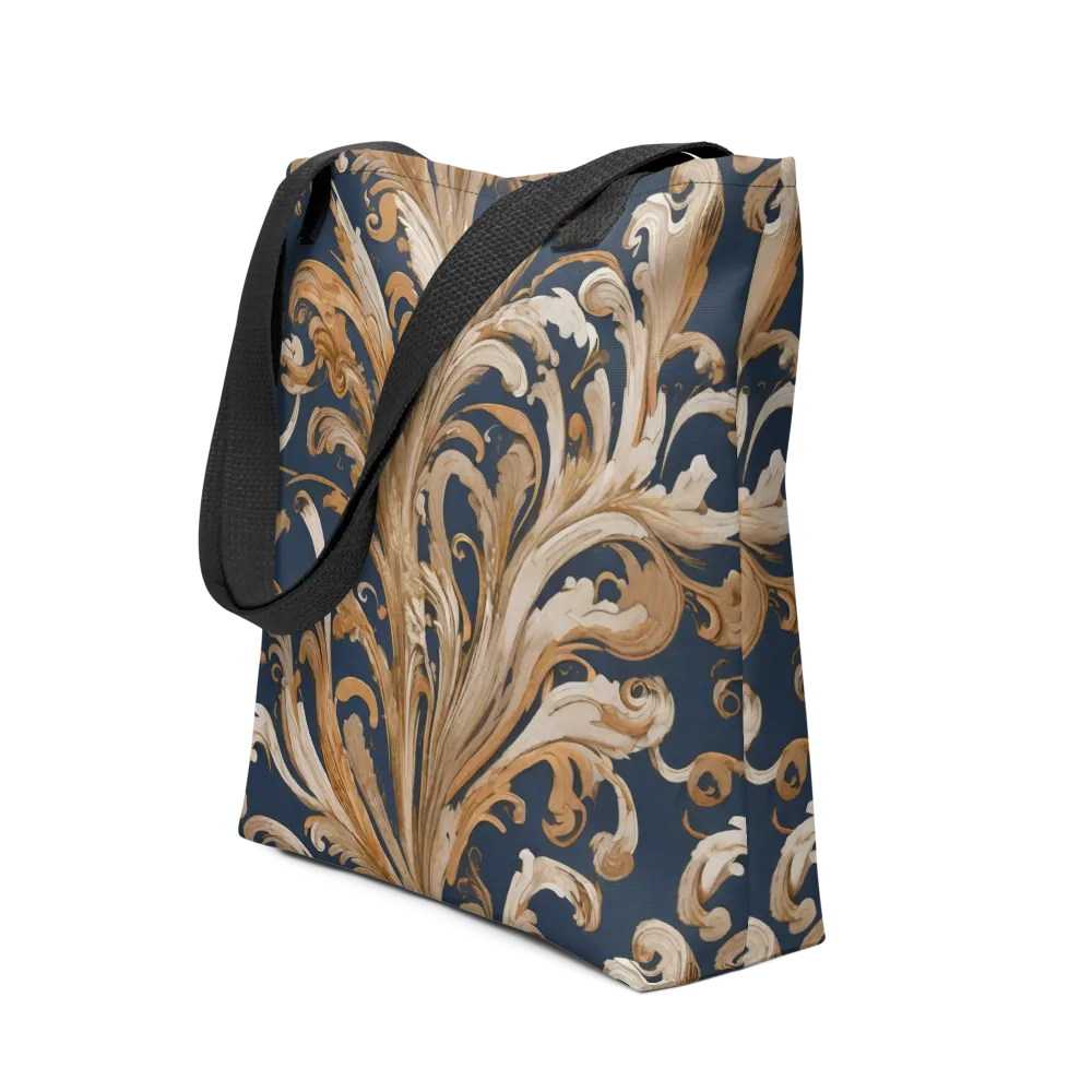 Gilded Flourish on Tote Bag — Front