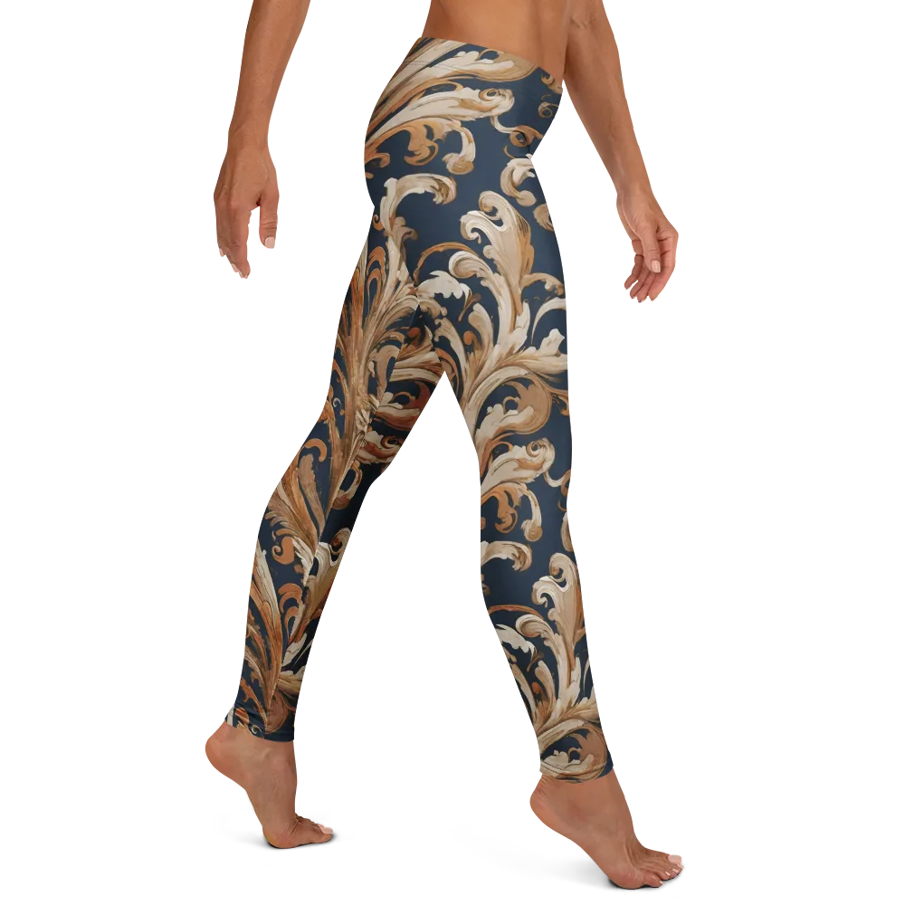 Gilded Flourish on Leggings — Right
