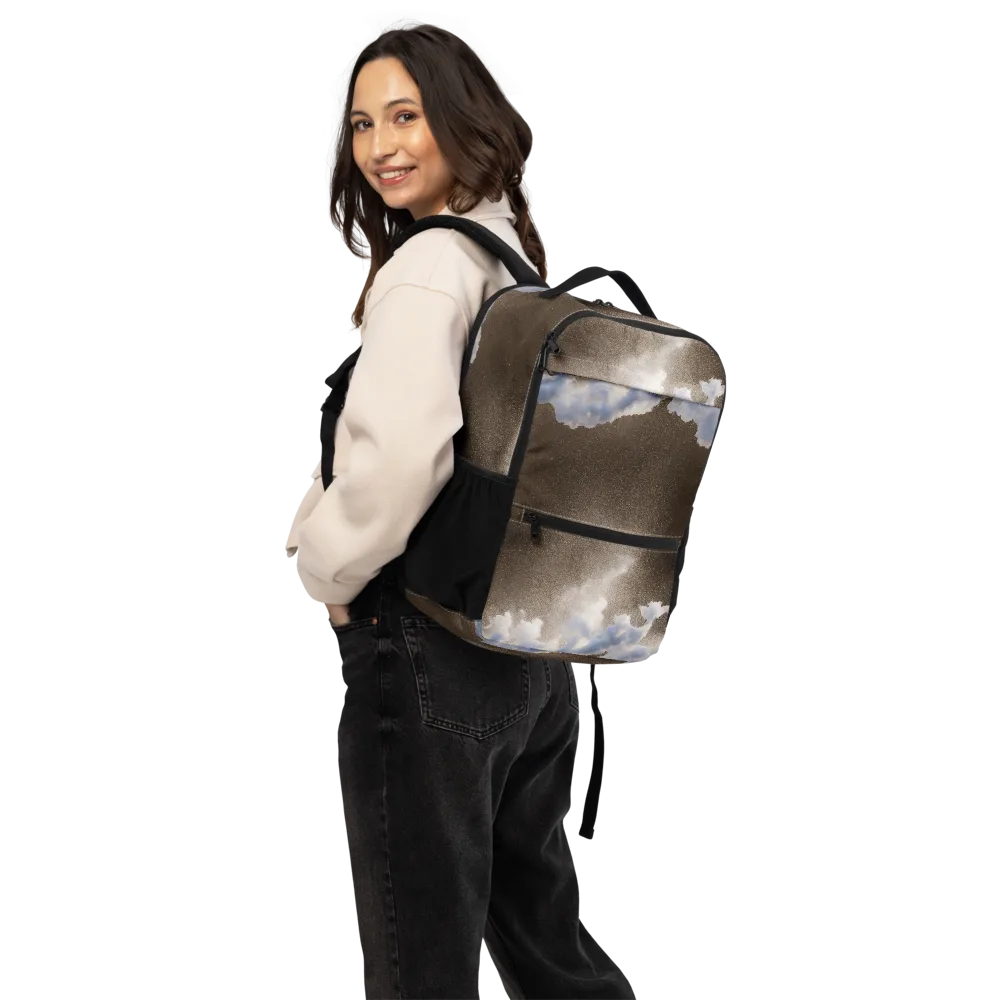 Cloudbreak Terrain on Utility Backpack — Back