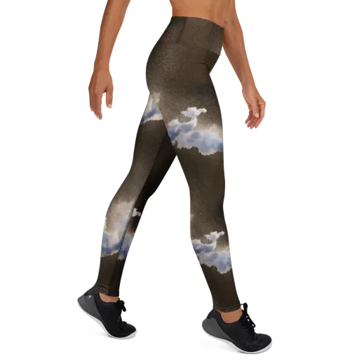 Cloudbreak Terrain on a Yoga Leggings