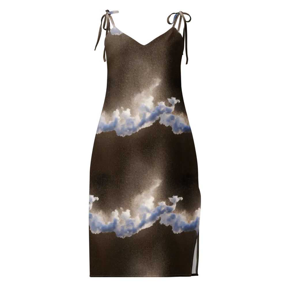 Cloudbreak Terrain on Slip Dress — Front