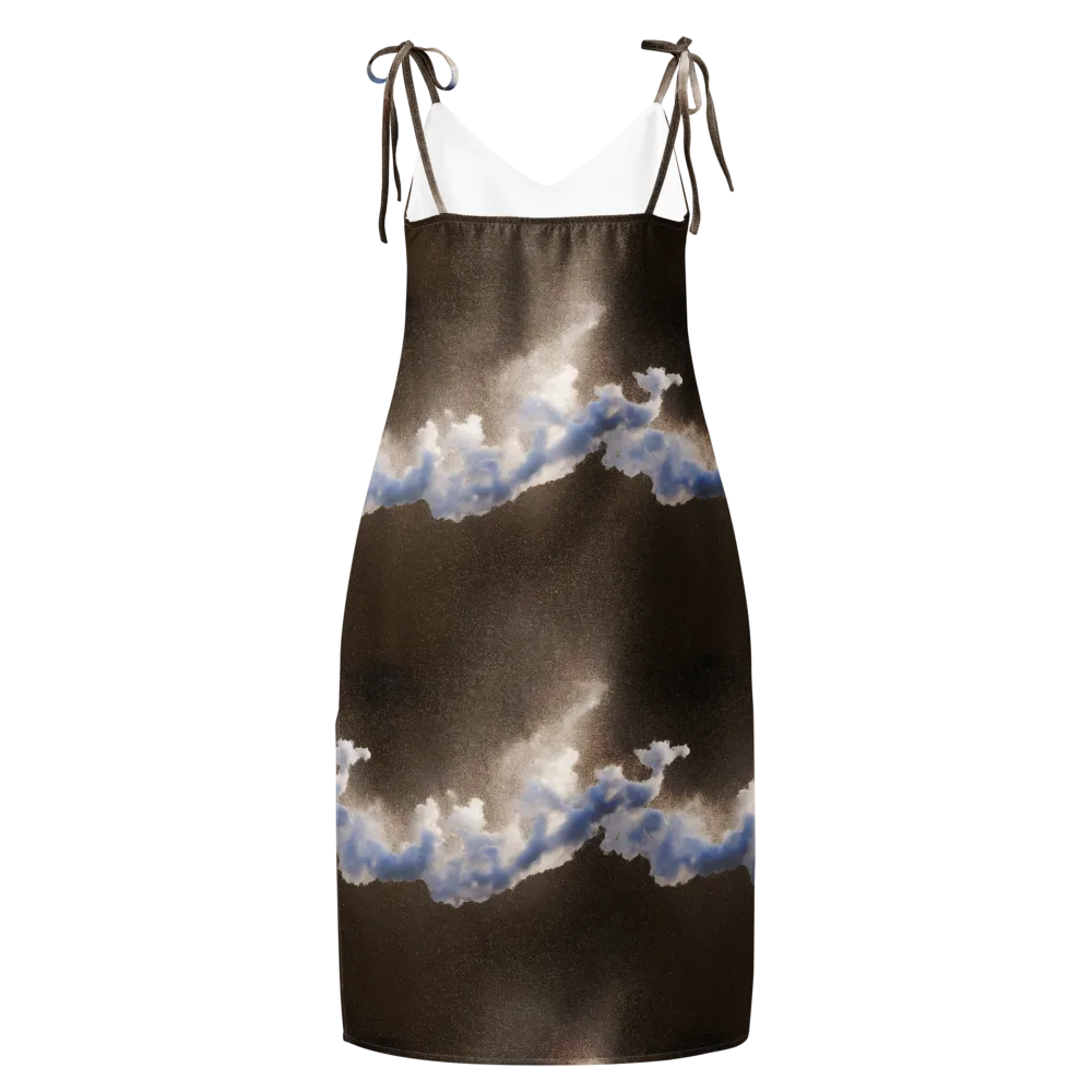 Cloudbreak Terrain on Slip Dress — Back