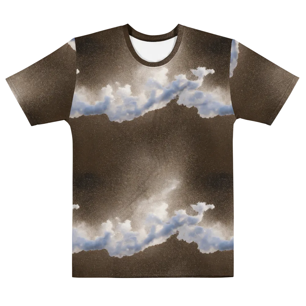 Cloudbreak Terrain on Men's Cotton Crew Neck T-Shirt — Front
