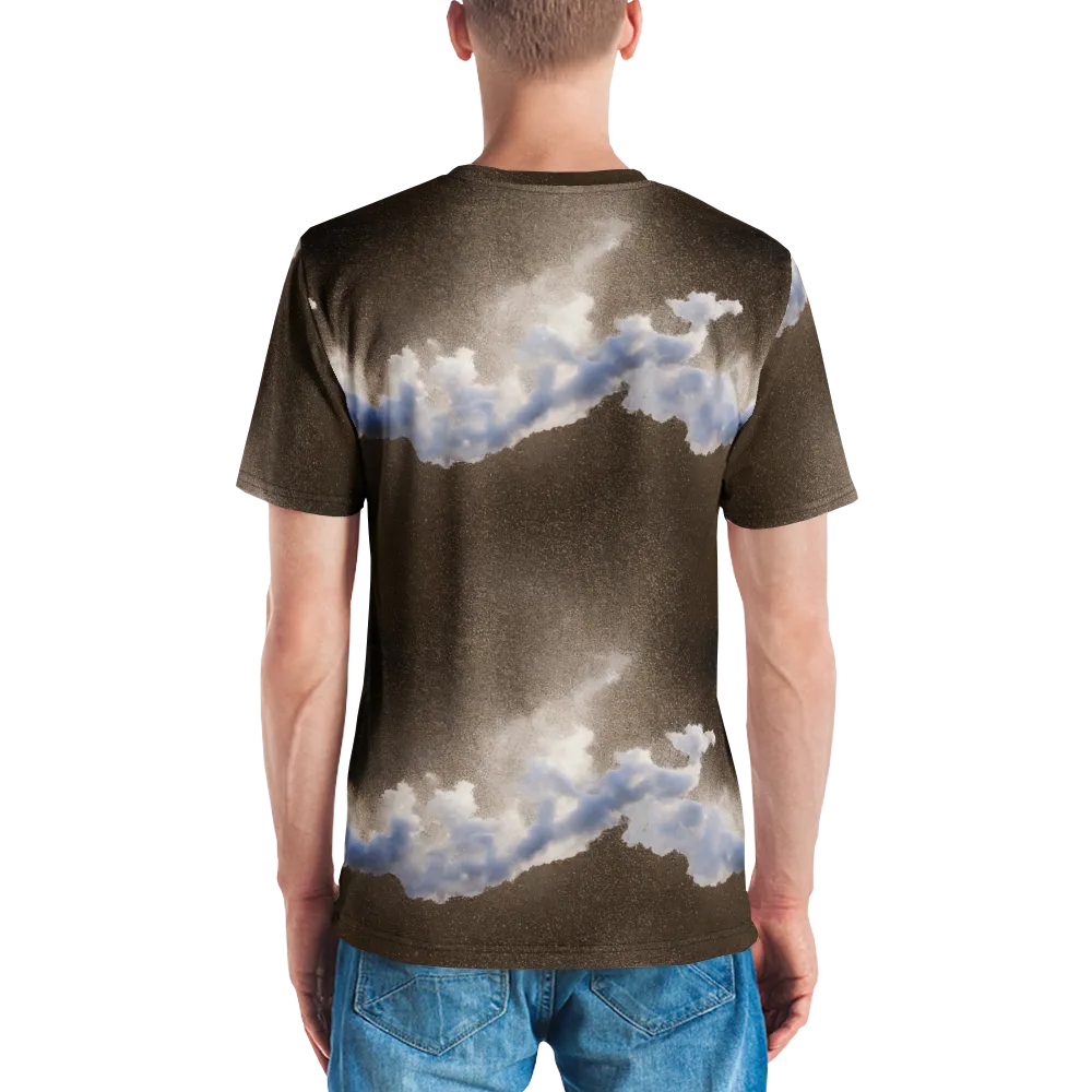 Cloudbreak Terrain on Men's Crew Neck T-Shirt — Back