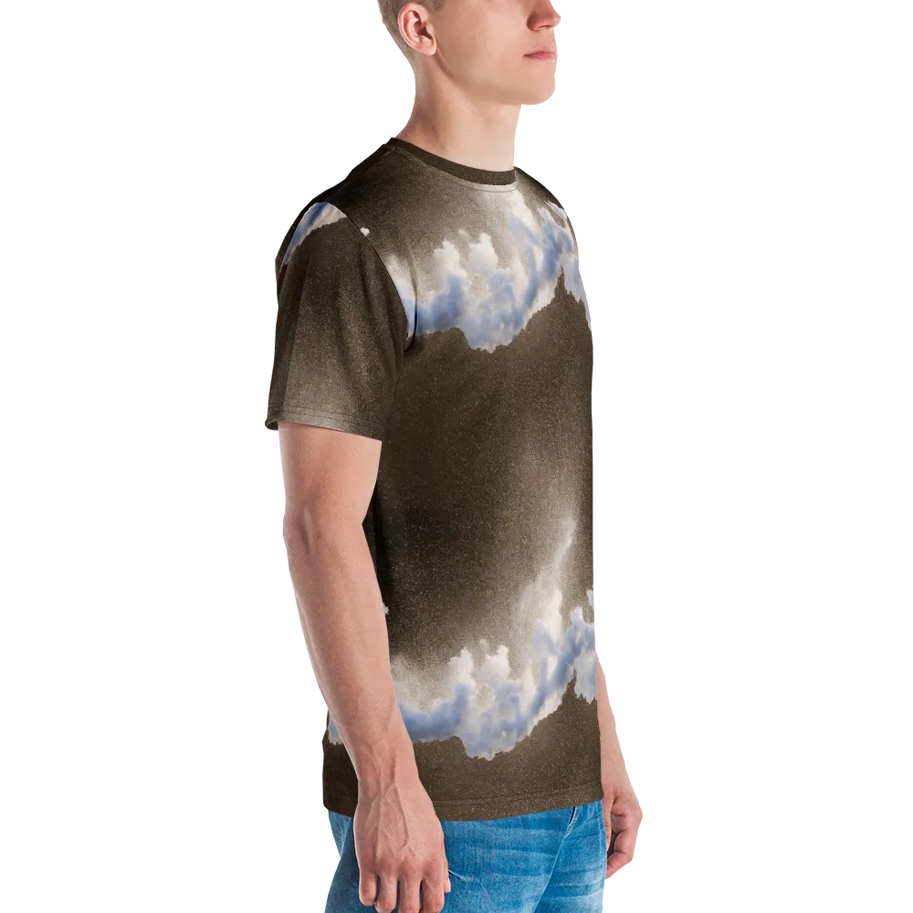 Cloudbreak Terrain on Men's Crew Neck T-Shirt — Right