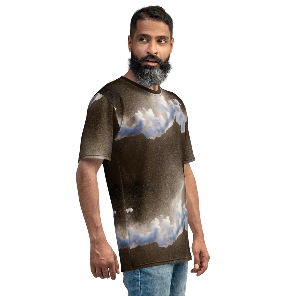 Cloudbreak Terrain on Men's Crew Neck T-Shirt — Right