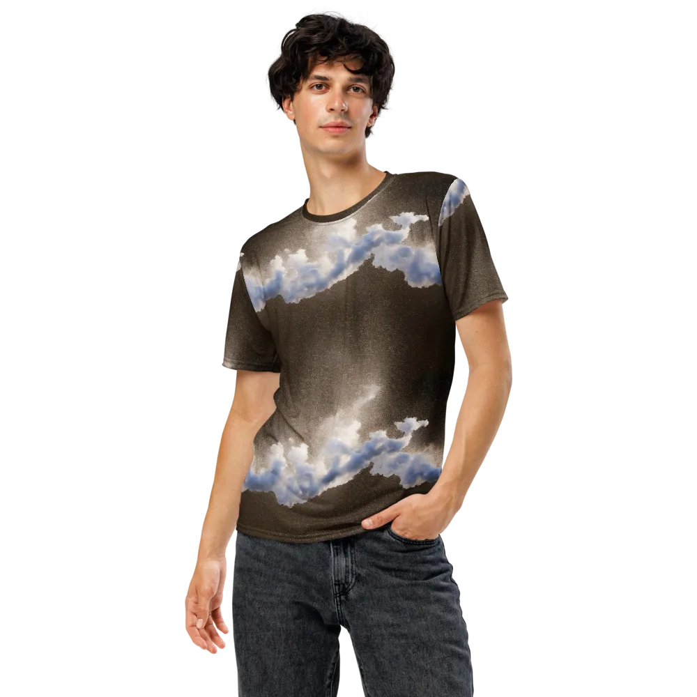 Cloudbreak Terrain on Men's Crew Neck T-Shirt — Front