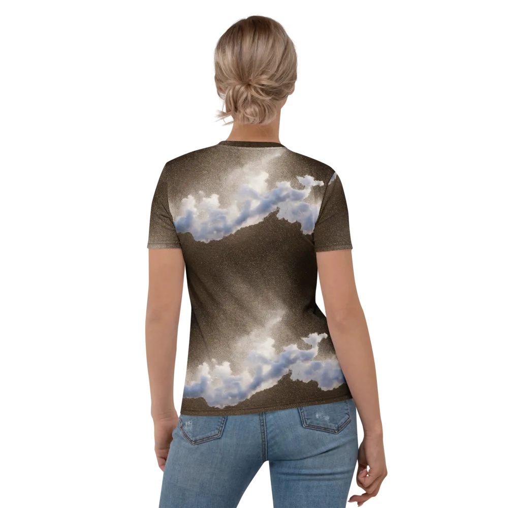 Cloudbreak Terrain on Women's Crew Neck T-Shirt — Back
