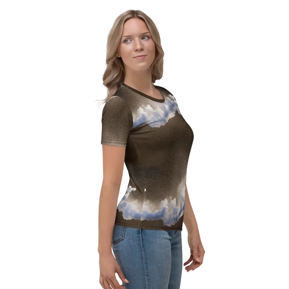 Cloudbreak Terrain on Women's Crew Neck T-Shirt — Right