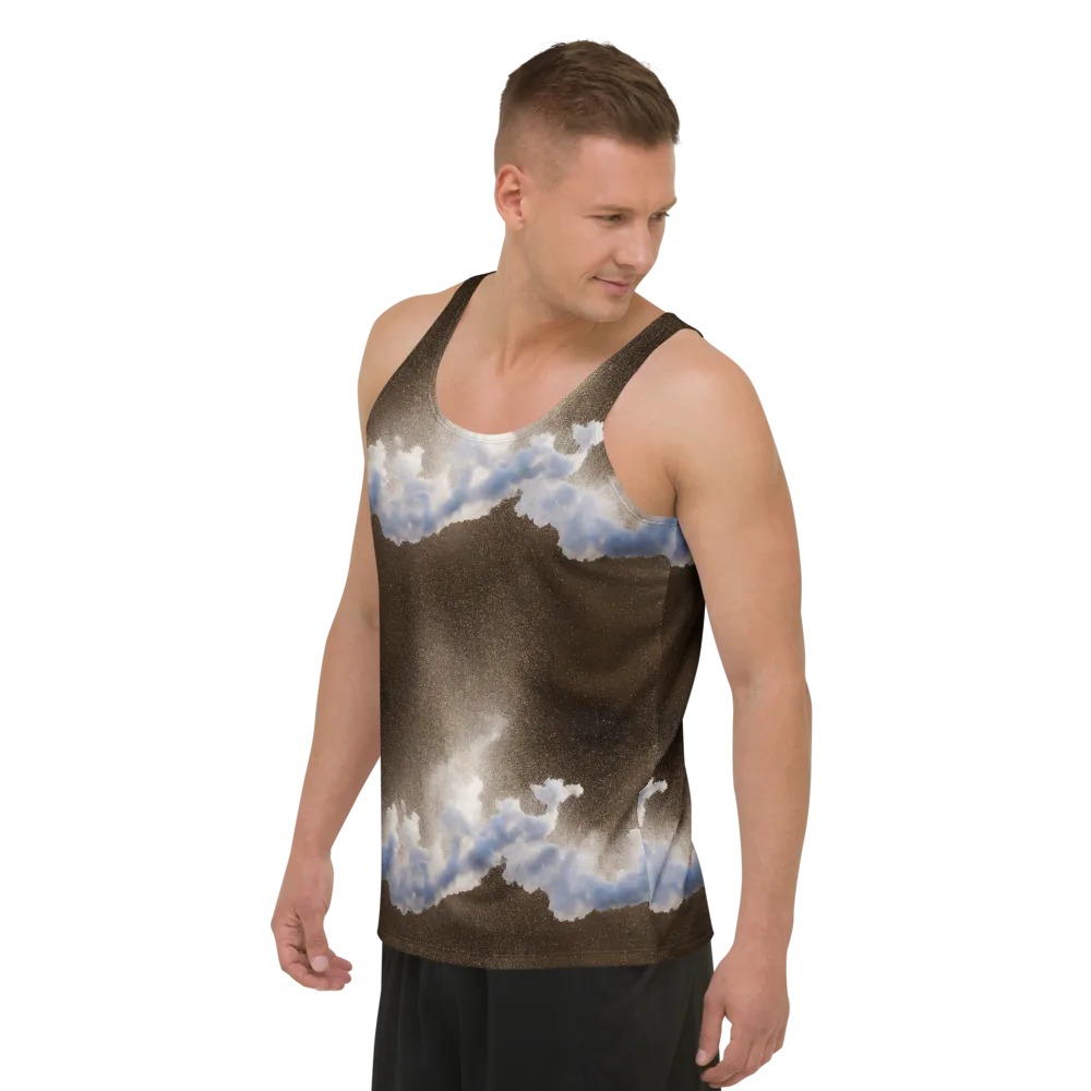 Cloudbreak Terrain on Men's Tank Top — Left Front