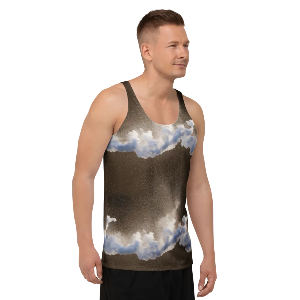 Cloudbreak Terrain on Men's Tank Top — Right Front