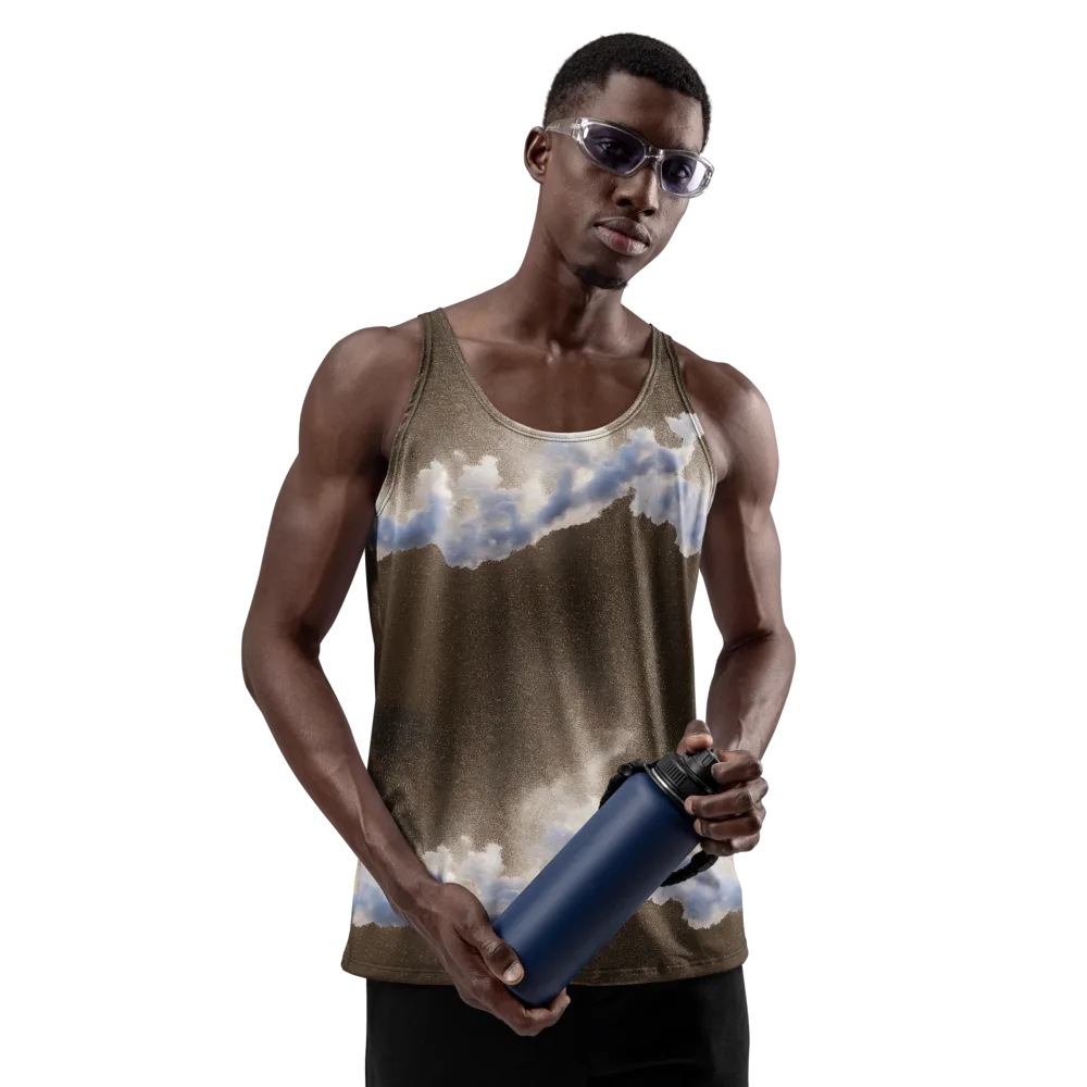 Cloudbreak Terrain on Men's Tank Top — Front
