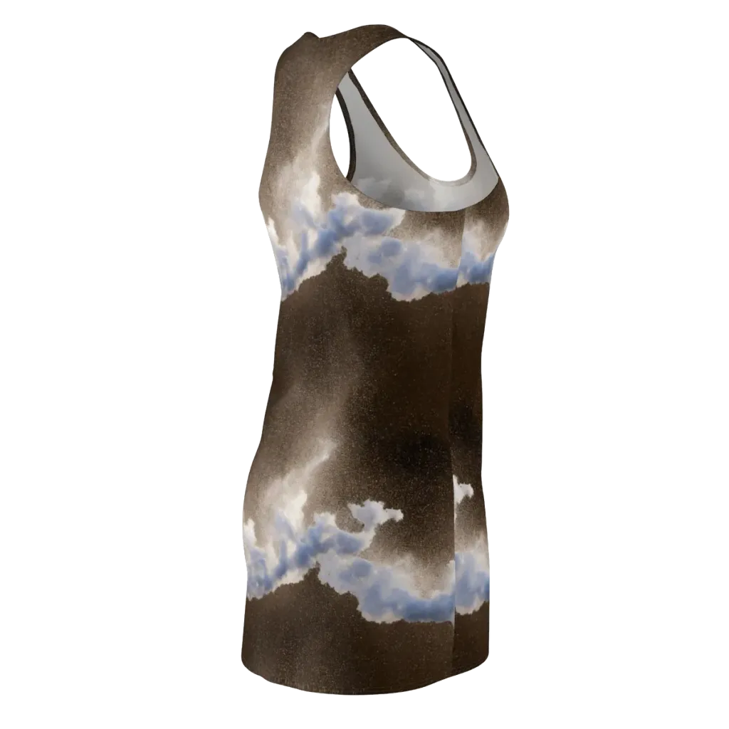 Cloudbreak Terrain on Racerback Dress — Back Side