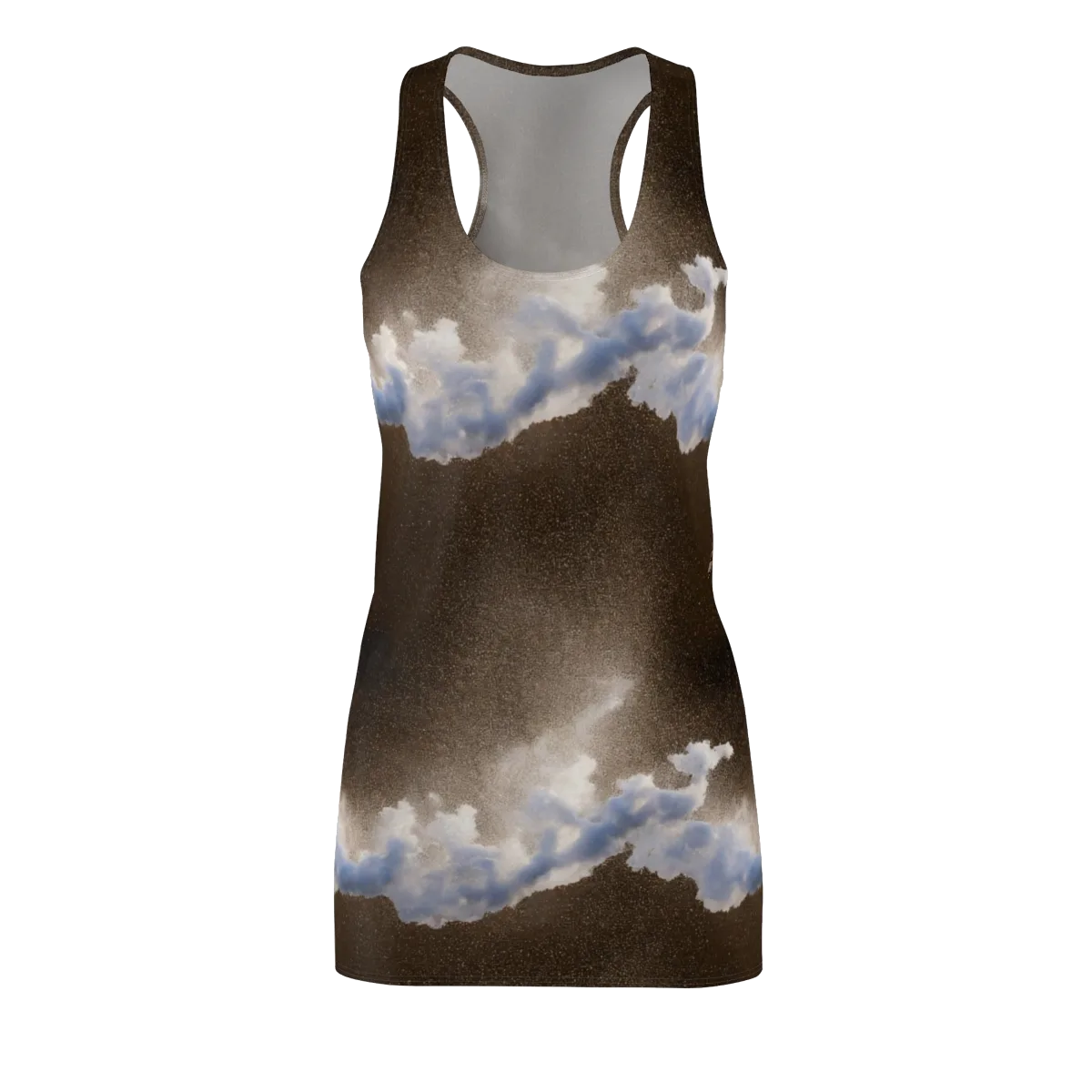 Cloudbreak Terrain on Racerback Dress — Front