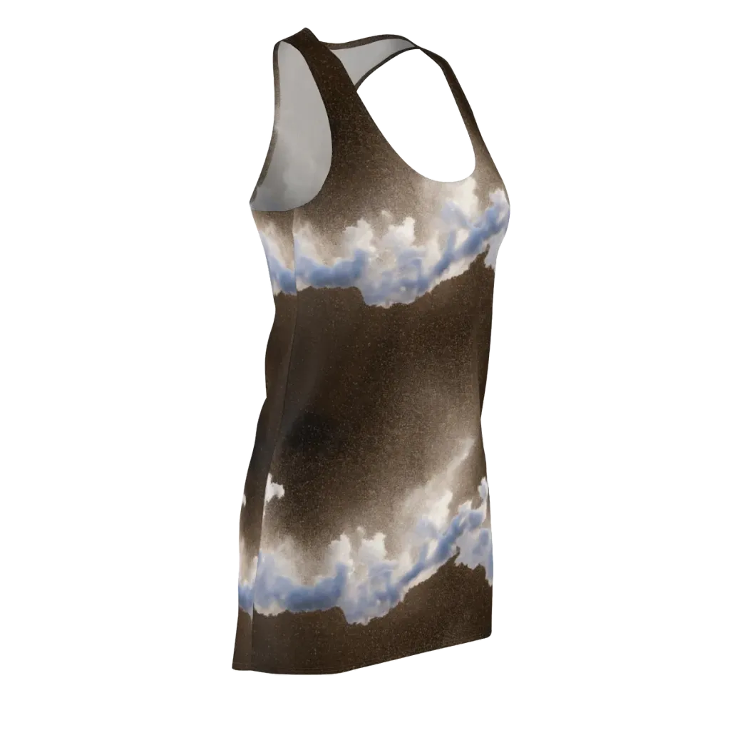 Cloudbreak Terrain on Racerback Dress — Front Side